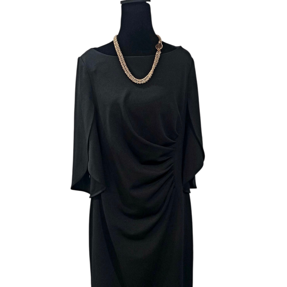 DKNY Black Long Sleeve Dress